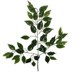 На едро изкуствена коприна Ficus листа